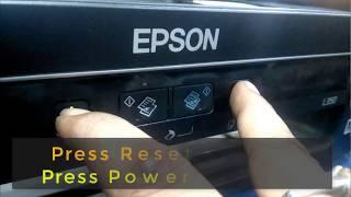 Reset ink Level Epson L series  | No Need Code or Software