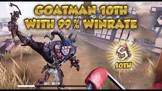 Goatman 10th With 99% Winrate | Identity V | 第五人格 제5인격 | Goatman