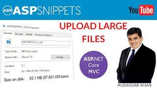 Hindi | Uploading Large Files in ASP.Net Core