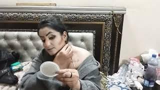 Pakistani Desi Housewife Doing Makeup With Desi Style