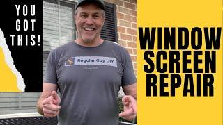 How to Repair or Replace a Window Screen | Quick & Easy Fix