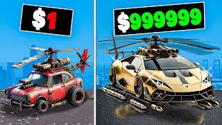 $1 to $1,000,000 Helicopter Car in GTA 5