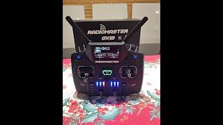 Radiomaster GX12 распаковка , краткий обзор и впечатления после симуляторов на русском. Пульт БОМБА!