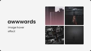 Stunning Image Hover Effects with HTML & CSS | Awwwards-Inspired Tutorial