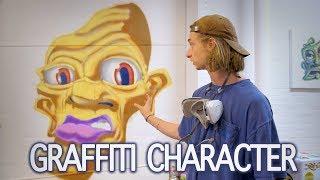 How to Paint a 'NASH' Graffiti Character | SLEW