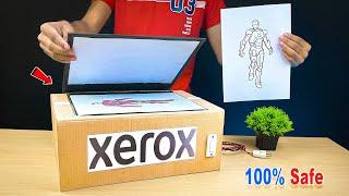 How to Make Xerox Machine At Home  || School Project