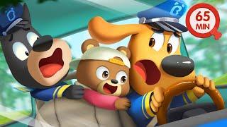Don't Play in Driver's Seat| Car Safety | Detective Cartoon| Kids Cartoon | Sheriff Labrador