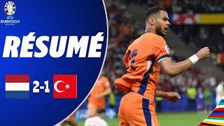 Pays Bas vs Turquie | 2-1 | Résumé | Coupe d'Europe 2024 | pays bas turquie