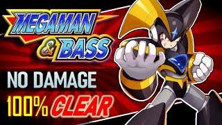 Megaman & Bass: (Bass) 100% No Damage Completion Run - SNES