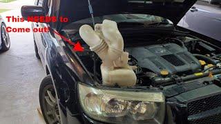 MUST DO FREE MOD - Subaru Forester XT intake Silencer removal