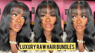 The Best Hair on the market |Luxury RAW HAIR Bundles| 2x6 Raw hair Closure |THEBHSLAY 