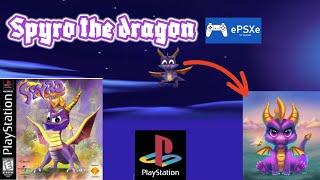 Spyro the dragon PS1 Gameplay Game ePSXe PS1  Part 1