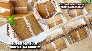 SUPER LEMBUTNYA ‼️ BUTTER CREAM ANTI NGENDAL ‼️ MOCCA LAYER CAKE CREAM MESES ‼️