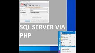 Accès SQL Sever via PHP (SQL Server via le web)