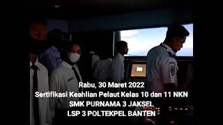 DIKLAT RATING TARUNA SMK PURNAMA 3 DI POLTEKPEL BANTEN, MARET 2022