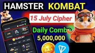 Get Free 5M coins | hamster kombat 15 july daily cipher code