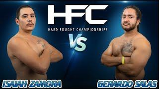 (HFC) HARD FOUGHT CHAMPIONSHIPS: Gerardo Salas vs Isaiah Zamora | Epic Kickboxing Battle!"