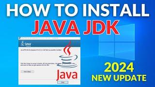 How to install Java JDK 22 on Windows 10