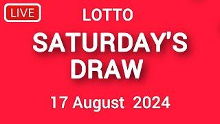 The National Lottery Lotto Draw Live Results from Saturday 17 August 2024 | lotto live