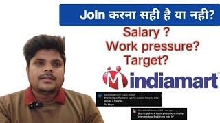 Indiamart Job experience|| Client servicing||Salary 35K || No sales target|| #indiamartjobs#job2024