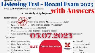 IELTS Listening Actual Test 2023 with Answers | 05.07.2023