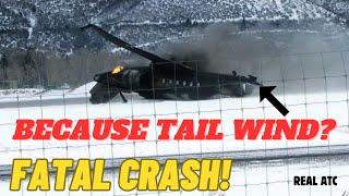Fatal Crash During Desperate Second Landing Attempt #atc #aviation