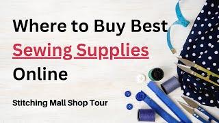 Where to Buy Best Sewing Supplies in India | Stitching Mall Shop Tour | Sewing Materials