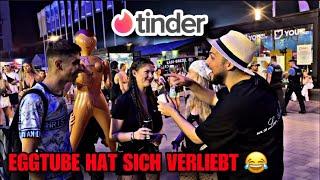 TINDER IN FRANKFURT AUF MEINE ART MIT EGGTUBE | EGGTUBE LIEBT ALLE FRAUEN | STREETCOMEDY |ANABUNYTV