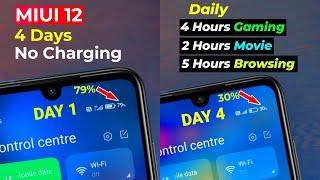 79% Charge 4 Din Tak Use ki Fir Bhi 30% Hai MIUI 12 Battery Saving Tricks