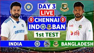 Bangladesh vs India 1st Test Live Scores | BAN vs IND 1st Test Day 3 Live Scores & Commentary