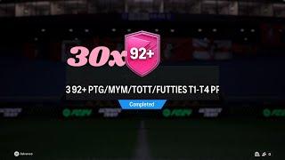 EA SPORTS FC 24 30x FUTTIES PLAYER PICKS + 91+ ICON PICKS AND MORE!!