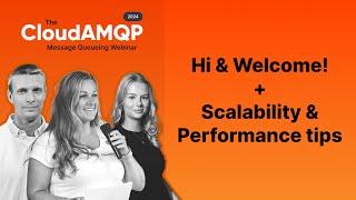 Welcome + Scalability & Performance tips - CloudAMQP Summit 2024 (Lovisa, Ebba & Johan)