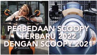 Perbedaan scoopy baru 2022 dengan Scoopy 2021