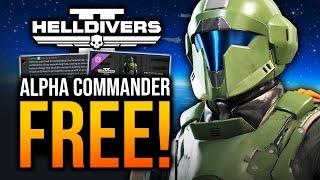 Helldivers - FREE Alpha Armor, Warbond News & TGA!