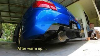 Subaru impreza WRX STi HKS Exhaust sound, Launch control, Fly by & Drive