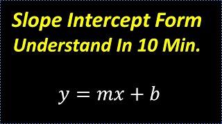 Slope Intercept Form - Understand In 10 Minutes