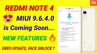 Miui 9.6.4.0 update | redmi note 4 miui 9.6.4 update is coming soon | miui 9.6.5.0 | Oreo update