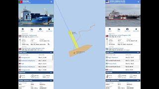 Container ship SOLONG collision with anchored Oil Tanker STENA IMMACULATE off the UK coast