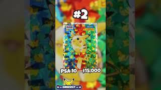 Top 10 Pikachu Pokemon Cards