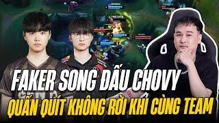 FAKER SONG ĐẤU CHOVY | QUẤN QUÍT KHÔNG RỜI KHI CÙNG TEAM TẠI RANK HÀN