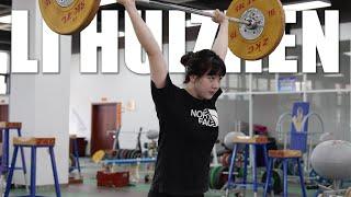 Li Huizhen(59kg) recovery deadlift session | 2024 National Championship