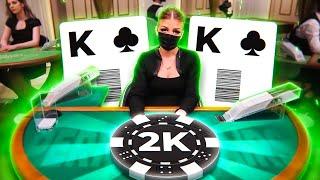 2000$ BALANCE ON BLACKJACK! (INSANE PERFECT PAIRS)