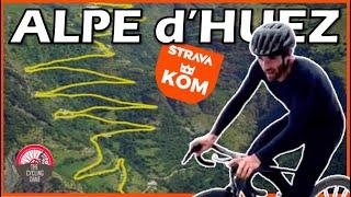 Amateur Cyclist Jack Burke vs Alpe d'Huez (STRAVA KOM RECORD)