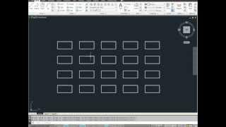 Tutorial Autocad - 21 - comandos modify (array rectangular)