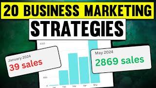 20 Business Marketing Strategies to Grow Small Business in 2024