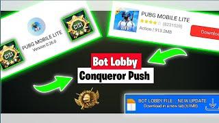 BOT LOBBY PUBG MOBILE LITE RANK PUSH #pubglite #botlobby Pubg Lite bot lobby