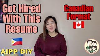 How We Created Our Resume That Got Us Hired For Canada From The Philippines | AIPP DIY