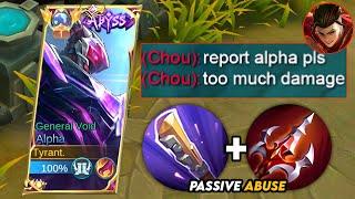 THIS FIRST 2 ITEMS CAN ACTIVATE ALPHA PASSIVE FASTER! | ALPHA TRUE SUSTAIN BUILD (must try)