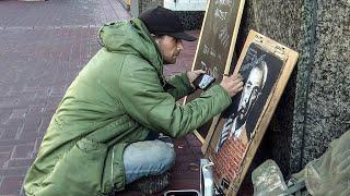 Talented San Francisco street artist battles demons to escape homelessness