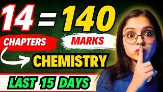 Chemistry Most Imp. Chapters for NEET 2024| Score 140+ Marks | Chemistry High Weightage Chapters